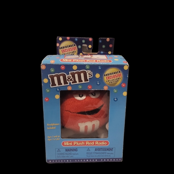 M&M Radioshack Exclusive Collector's Mini Plush Red FM Scan - Picture 9 of 12